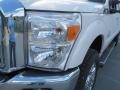 2012 White Platinum Metallic Tri-Coat Ford F350 Super Duty Lariat Crew Cab 4x4  photo #7