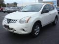 2011 Pearl White Nissan Rogue S AWD  photo #8
