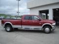 2012 Deep Cherry Red Crystal Pearl Dodge Ram 3500 HD Laramie Crew Cab 4x4 Dually  photo #5