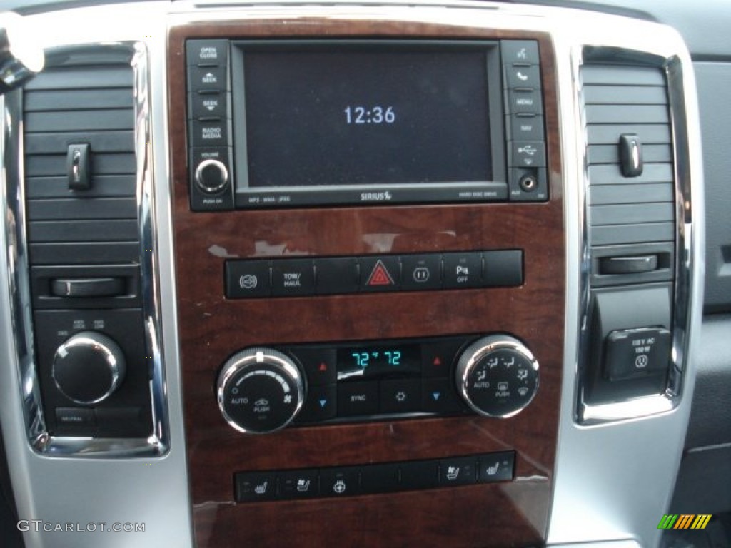2012 Dodge Ram 3500 HD Laramie Crew Cab 4x4 Dually Controls Photo #73102986
