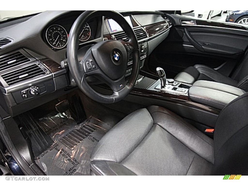 Black Interior 2010 BMW X5 xDrive48i Photo #73103601