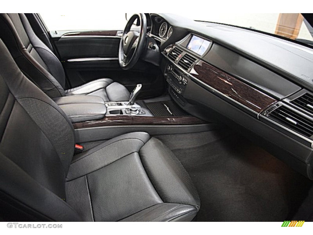 Black Interior 2010 BMW X5 xDrive48i Photo #73103667