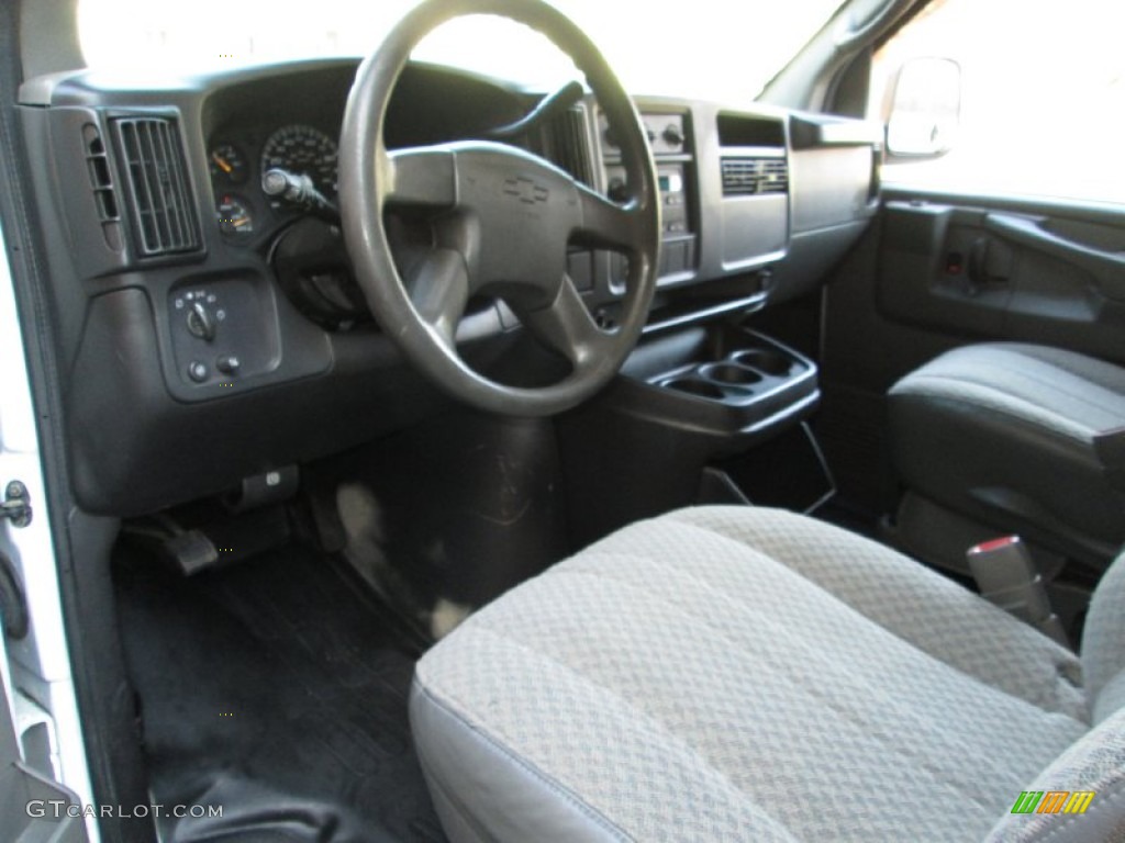 2004 Chevrolet Express 3500 Commercial Van Medium Dark Pewter Dashboard Photo #73104289