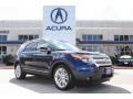 2011 Kona Blue Metallic Ford Explorer XLT  photo #1