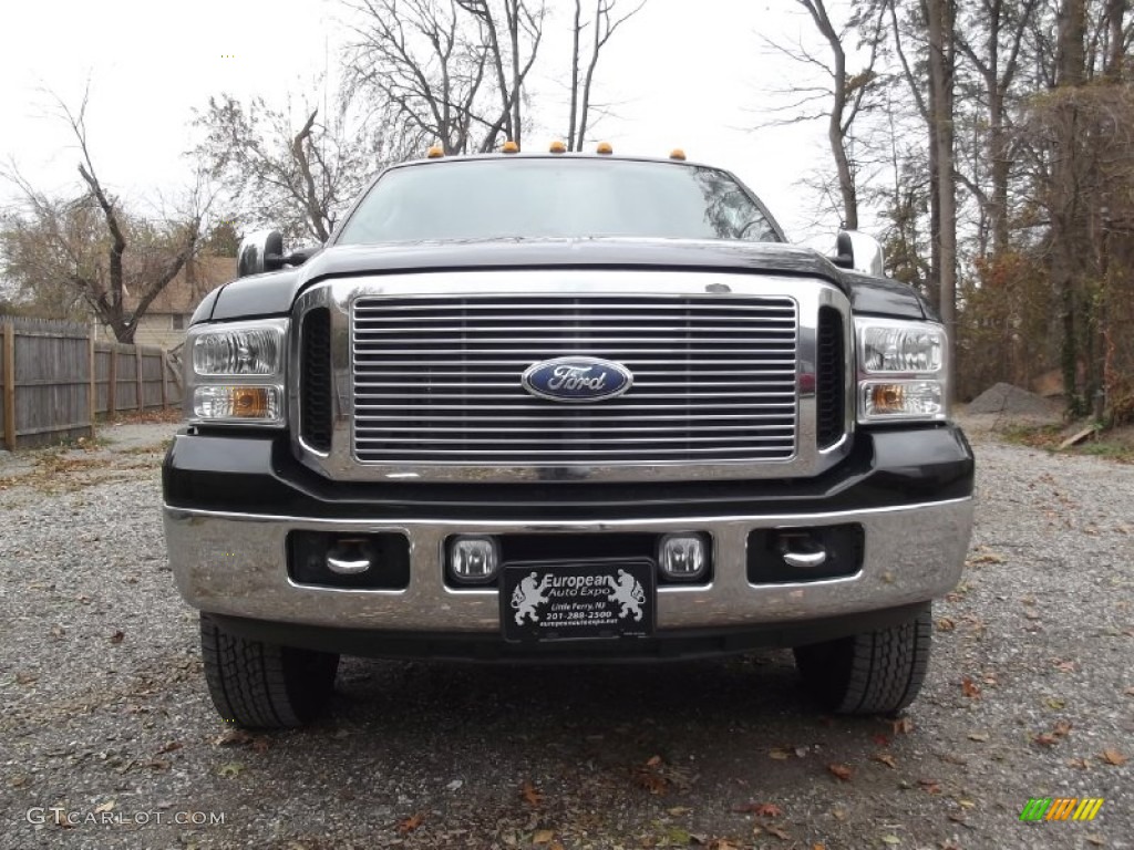 2006 F250 Super Duty FX4 Crew Cab 4x4 - Black / Medium Flint photo #6