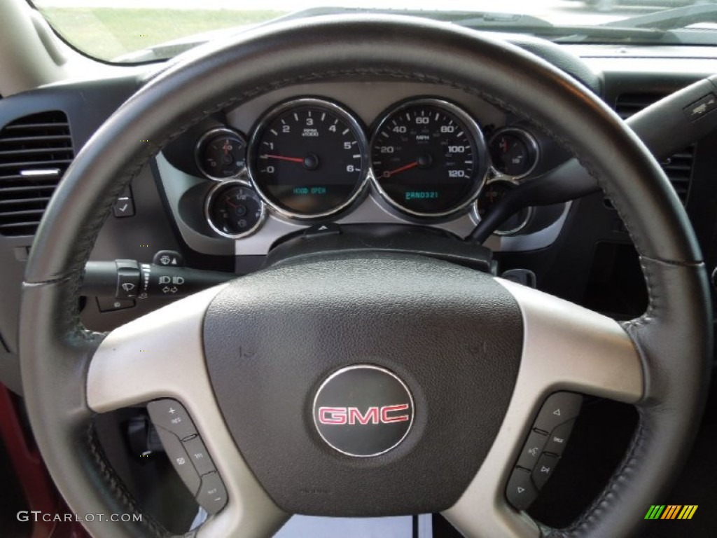 2007 Sierra 1500 SLE Extended Cab - Sport Dark Red Metallic / Ebony Black photo #13