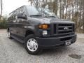 2008 Dark Shadow Grey Metallic Ford E Series Van E350 Super Duty XL Passenger  photo #2