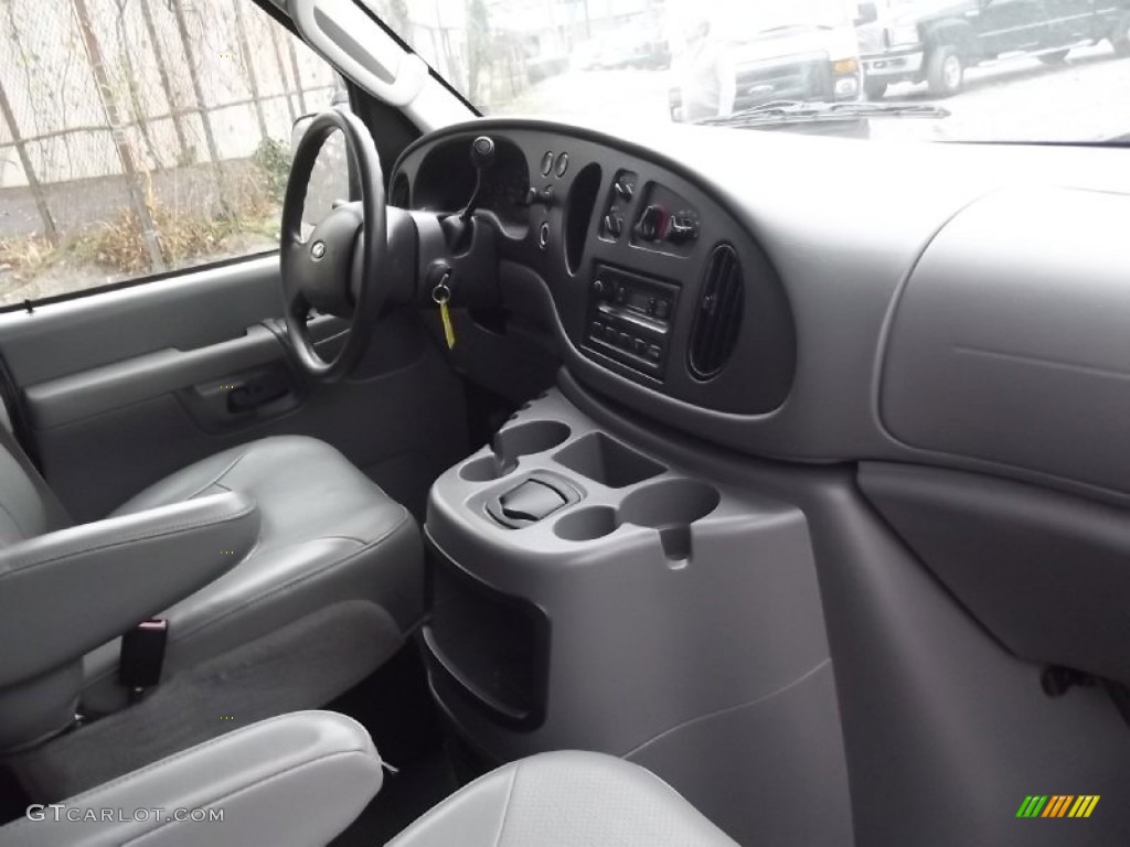 2008 E Series Van E350 Super Duty XL Passenger - Dark Shadow Grey Metallic / Medium Flint photo #13