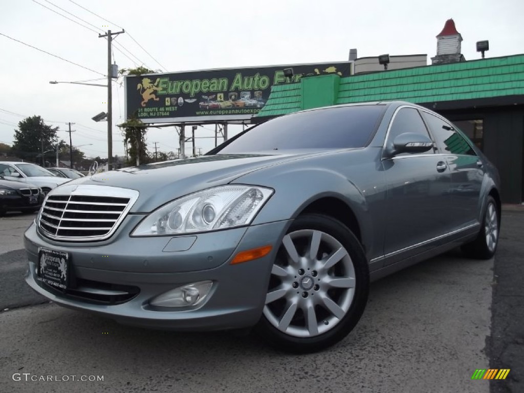 2008 S 550 4Matic Sedan - Andorite Gray Metallic / Grey/Dark Grey photo #1