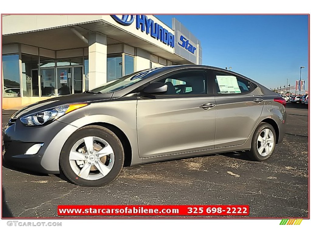 2013 Elantra GLS - Harbor Gray Metallic / Gray photo #1