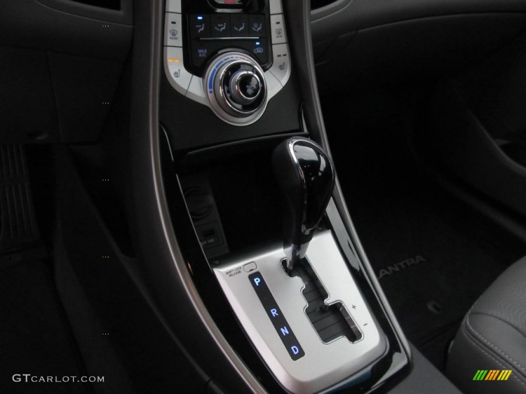 2012 Elantra Limited - Harbor Gray Metallic / Gray photo #13