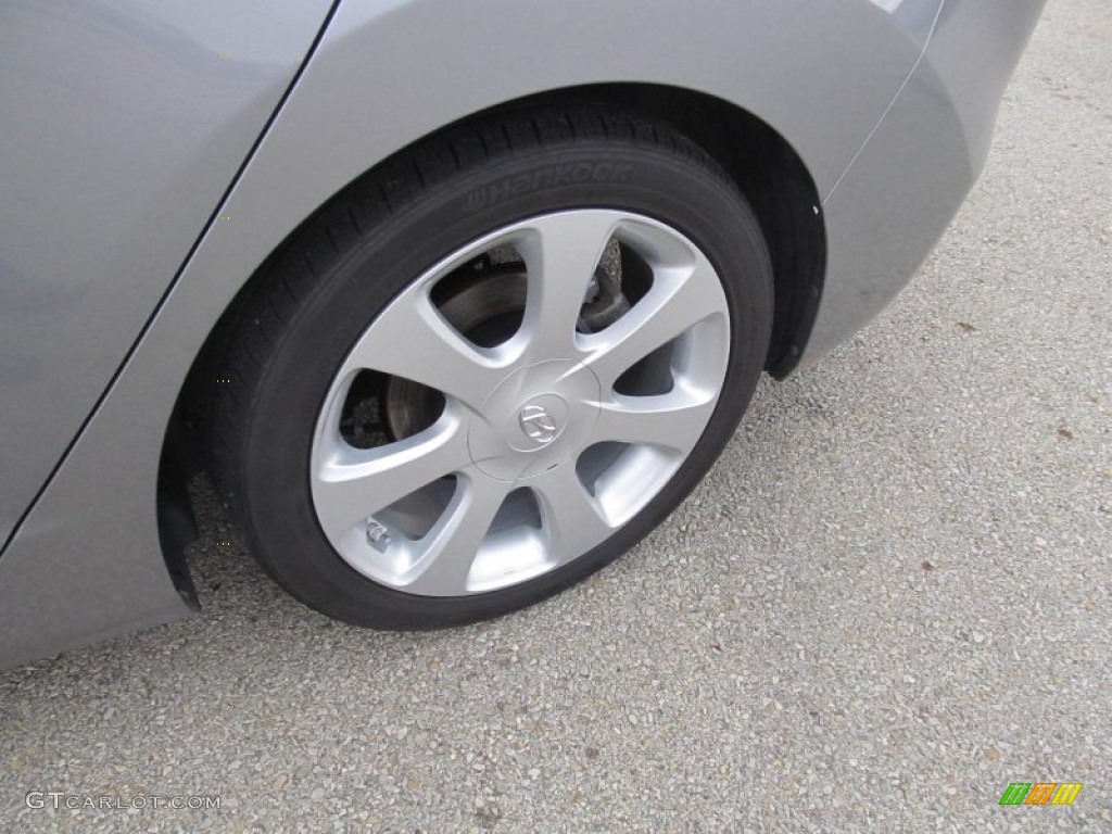 2012 Elantra Limited - Harbor Gray Metallic / Gray photo #16