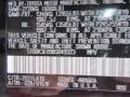 202: Black 2011 Toyota Highlander Limited 4WD Color Code