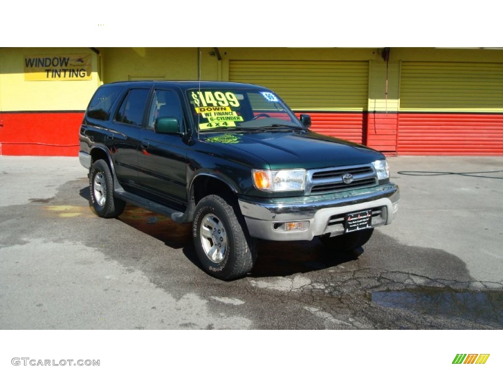 1999 4Runner SR5 4x4 - Imperial Jade Green Mica / Oak photo #1