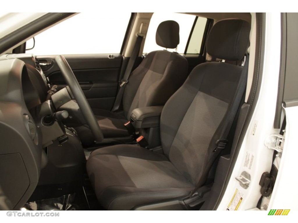 Dark Slate Gray Interior 2012 Jeep Compass Sport 4x4 Photo #73112373