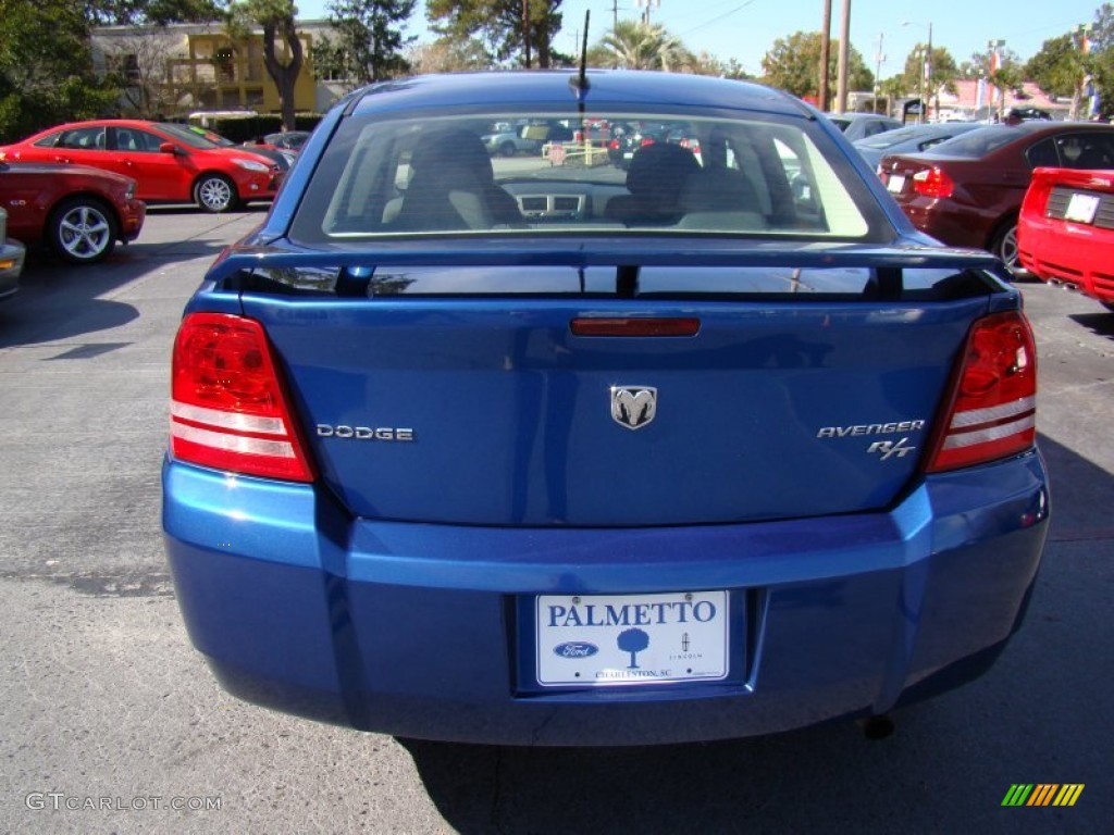 2009 Avenger R/T - Deep Water Blue Pearl / Dark Slate Gray photo #7