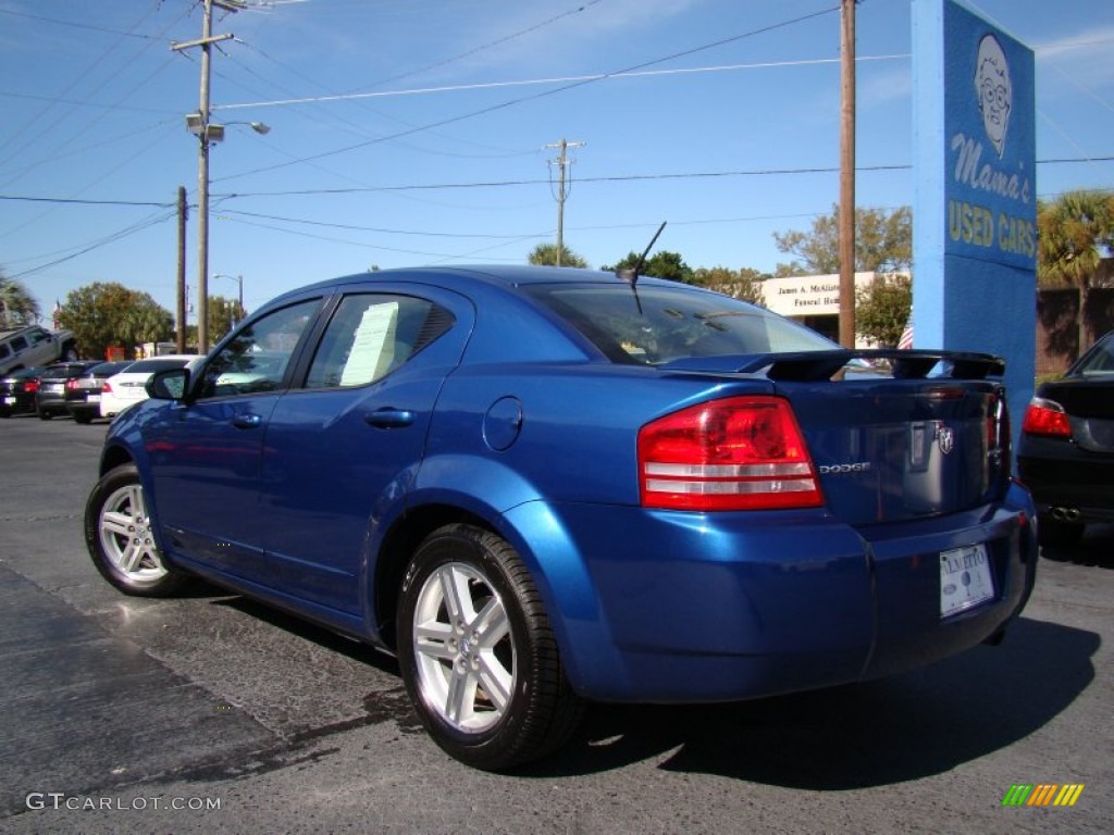2009 Avenger R/T - Deep Water Blue Pearl / Dark Slate Gray photo #26