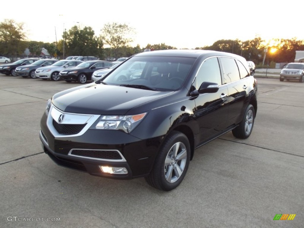 2013 MDX SH-AWD Technology - Crystal Black Pearl / Ebony photo #1