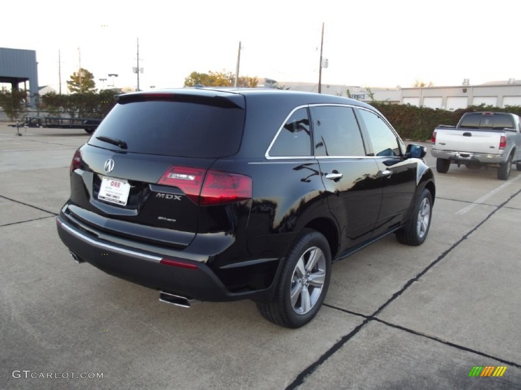 2013 MDX SH-AWD Technology - Crystal Black Pearl / Ebony photo #3