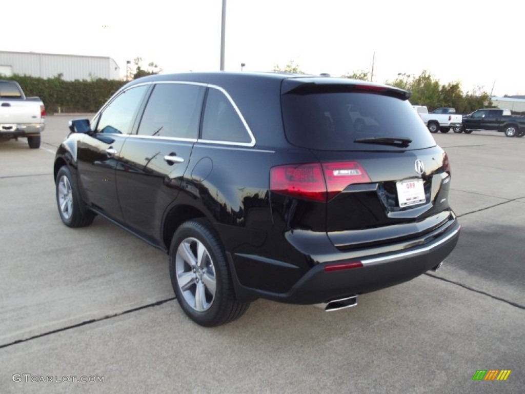 2013 MDX SH-AWD Technology - Crystal Black Pearl / Ebony photo #4
