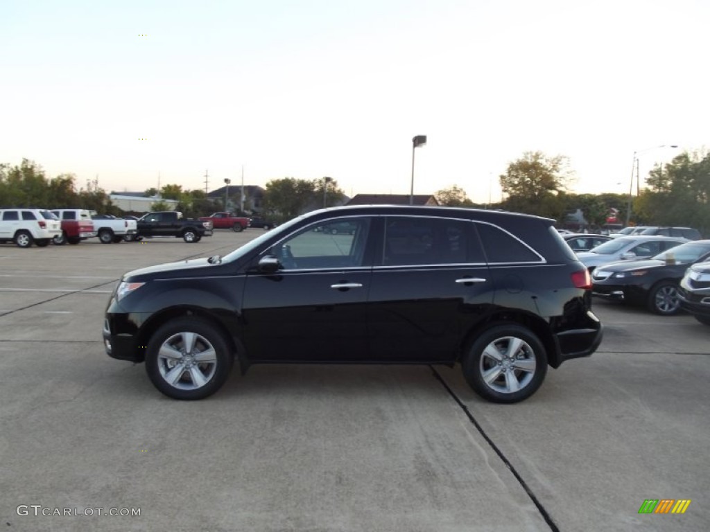 2013 MDX SH-AWD Technology - Crystal Black Pearl / Ebony photo #5