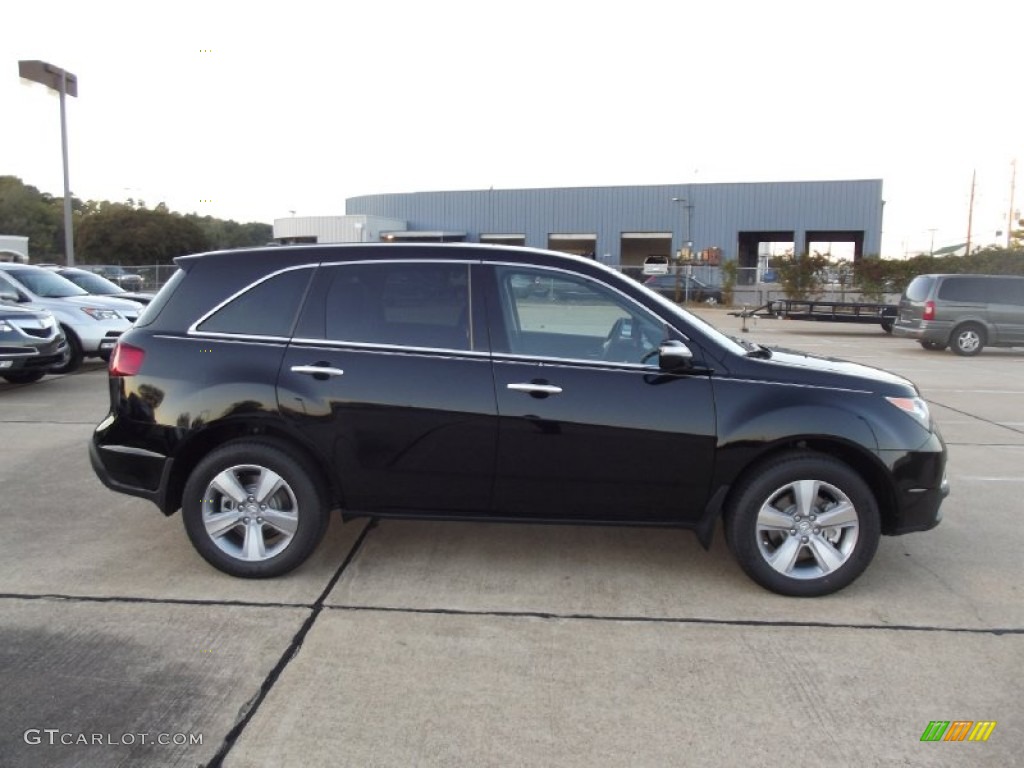 2013 MDX SH-AWD Technology - Crystal Black Pearl / Ebony photo #6