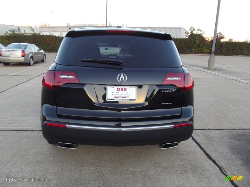 2013 MDX SH-AWD Technology - Crystal Black Pearl / Ebony photo #8