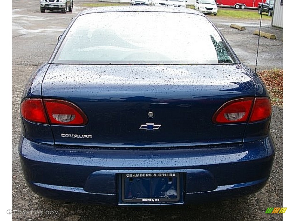 2002 Cavalier Coupe - Indigo Blue Metallic / Graphite photo #7