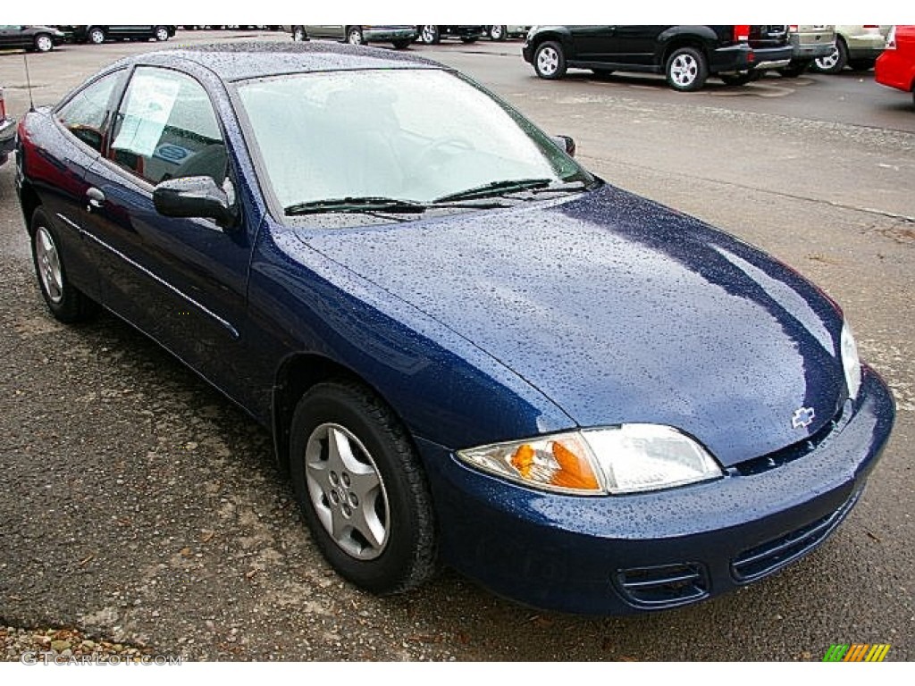 2002 Cavalier Coupe - Indigo Blue Metallic / Graphite photo #10