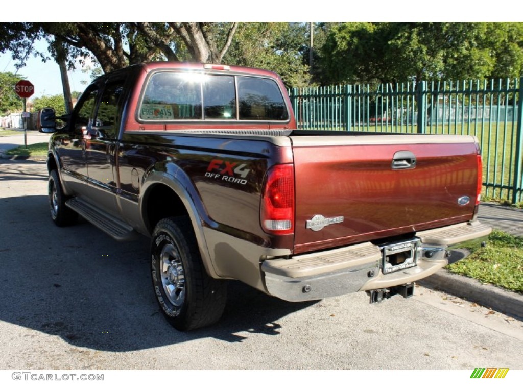 2004 F250 Super Duty King Ranch Crew Cab 4x4 - Chestnut Brown Metallic / Castano Leather photo #8