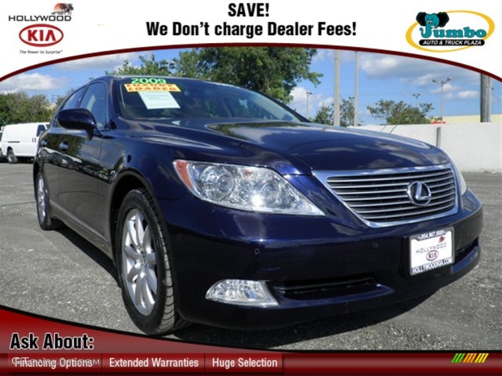 2009 Black Sapphire Blue Pearl Lexus LS 460 AWD 73113864 Photo 18