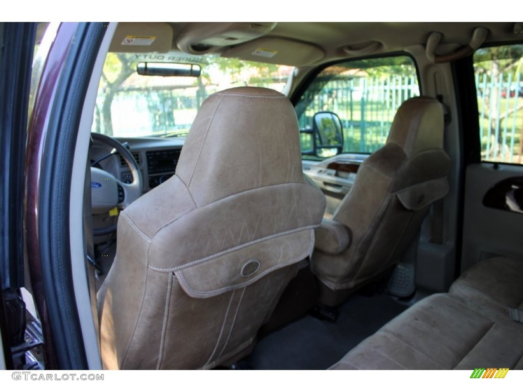 2004 F250 Super Duty King Ranch Crew Cab 4x4 - Chestnut Brown Metallic / Castano Leather photo #69