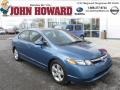 2007 Atomic Blue Metallic Honda Civic EX Sedan  photo #1