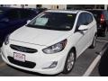 2013 Century White Hyundai Accent SE 5 Door  photo #2