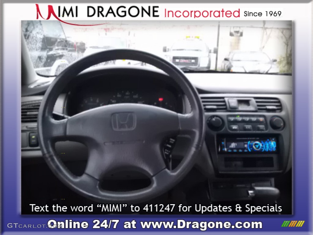 1999 Accord EX Sedan - Black Currant Pearl / Gray photo #11