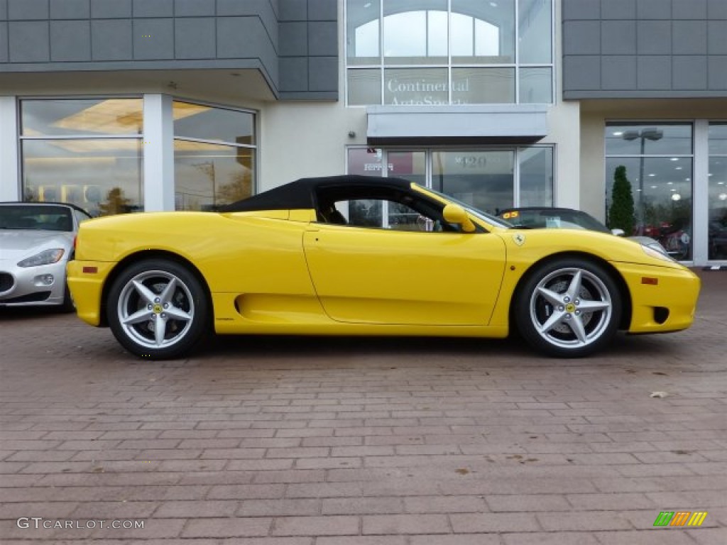 Giallo Modena (Yellow) 2002 Ferrari 360 Spider Exterior Photo #73120059