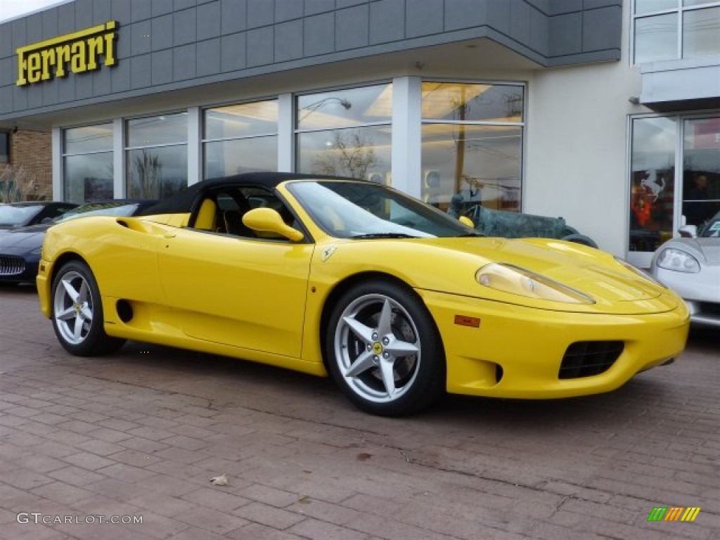 Giallo Modena (Yellow) 2002 Ferrari 360 Spider Exterior Photo #73120085