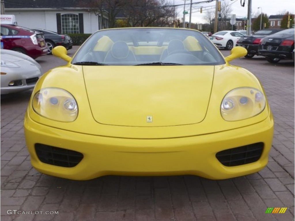 2002 360 Spider - Giallo Modena (Yellow) / Nero (Black) photo #10