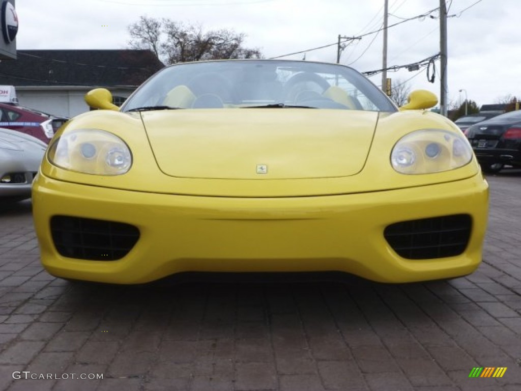 2002 360 Spider - Giallo Modena (Yellow) / Nero (Black) photo #11