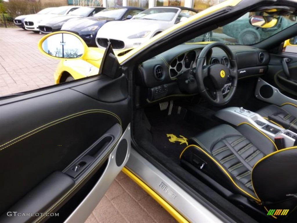 Nero (Black) Interior 2002 Ferrari 360 Spider Photo #73120281