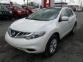 2013 Pearl White Nissan Murano SL AWD  photo #3