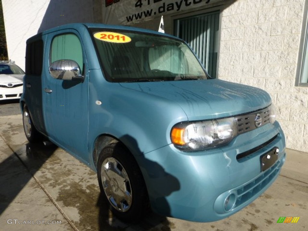 2011 Cube 1.8 S - Caribbean Blue Pearl Metallic / Black photo #7