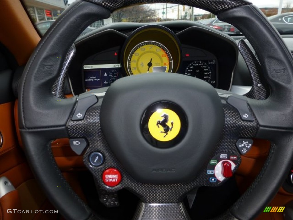 2012 Ferrari FF Standard FF Model Cuoio Toscano Semi-Anilina Steering Wheel Photo #73121051