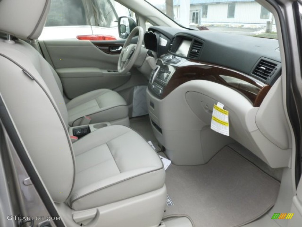 Gray Interior 2013 Nissan Quest 3.5 SL Photo #73121306