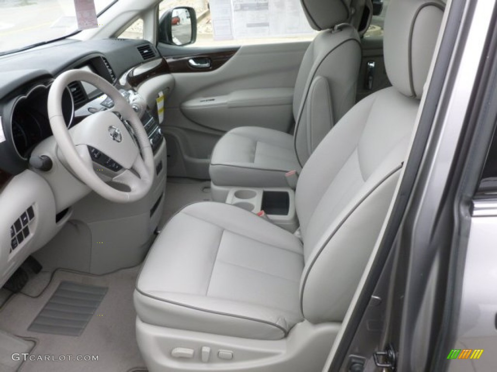 Gray Interior 2013 Nissan Quest 3.5 SL Photo #73121442