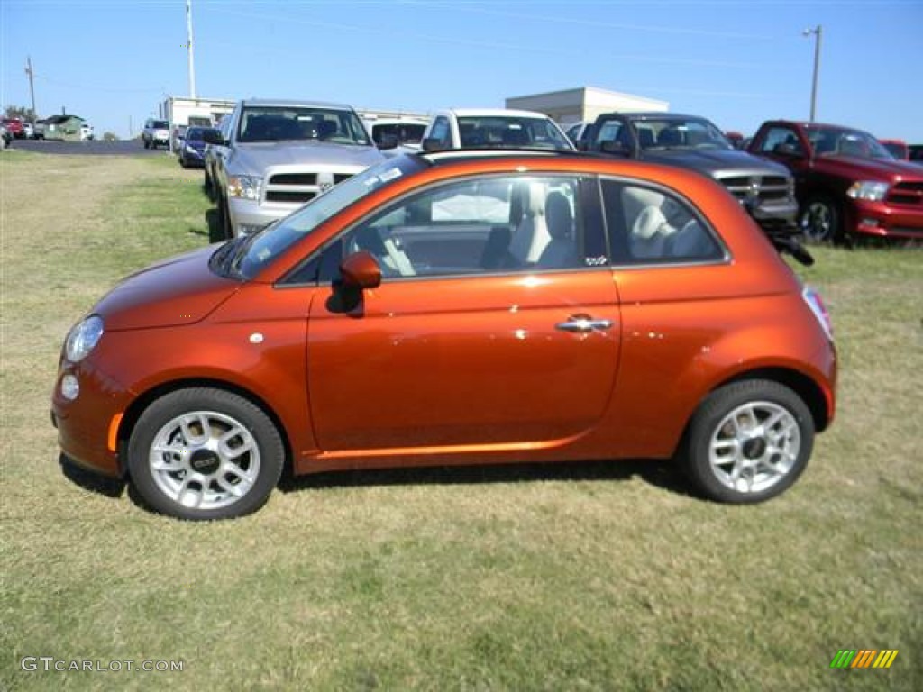 Rame (Copper) 2013 Fiat 500 c cabrio Pop Exterior Photo #73121808