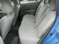 2012 Nissan LEAF Light Gray Interior Rear Seat Photo