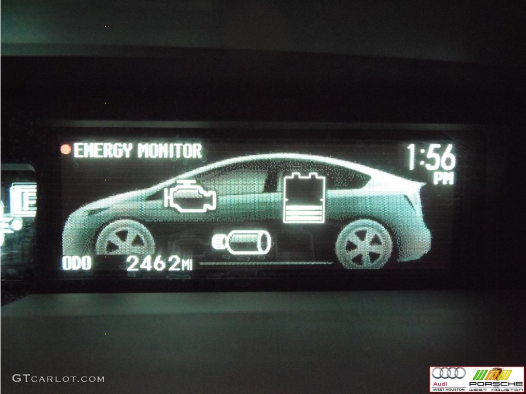 2012 Prius 3rd Gen Two Hybrid - Sea Glass Pearl / Bisque photo #13
