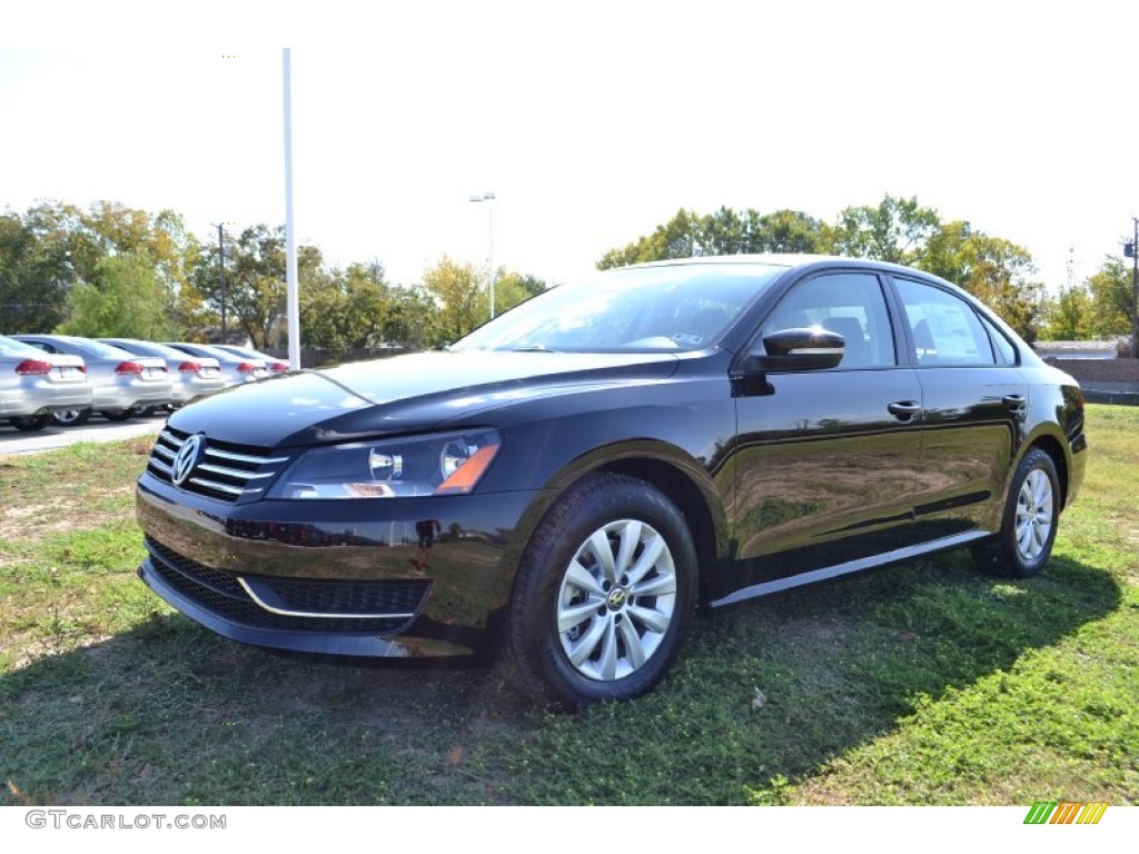 Black Volkswagen Passat