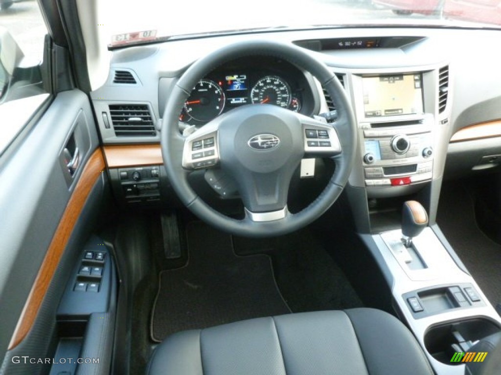 2013 Subaru Outback 3.6R Limited Black Dashboard Photo #73123764